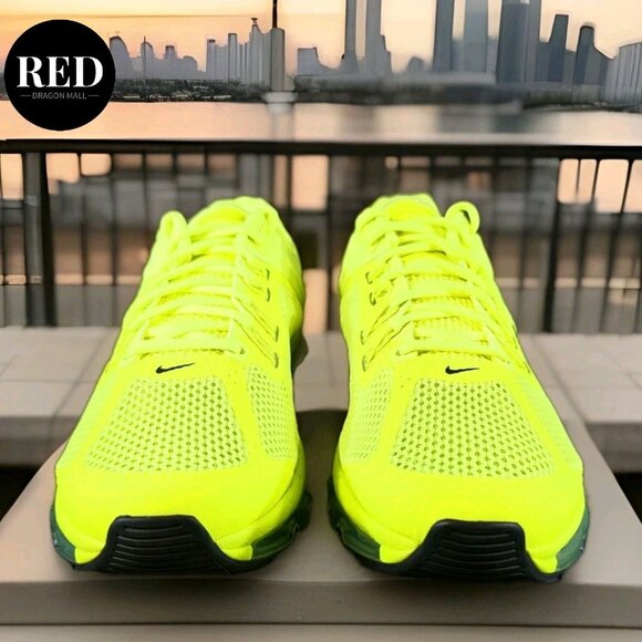 Nike Air Max 2013 Volt Yellow Black Shoes HF3660-700 - Men's Size 8.5 - Picture 4 of 14